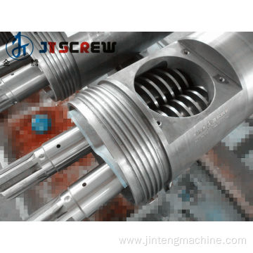 conical twin bimetallic screw barrel